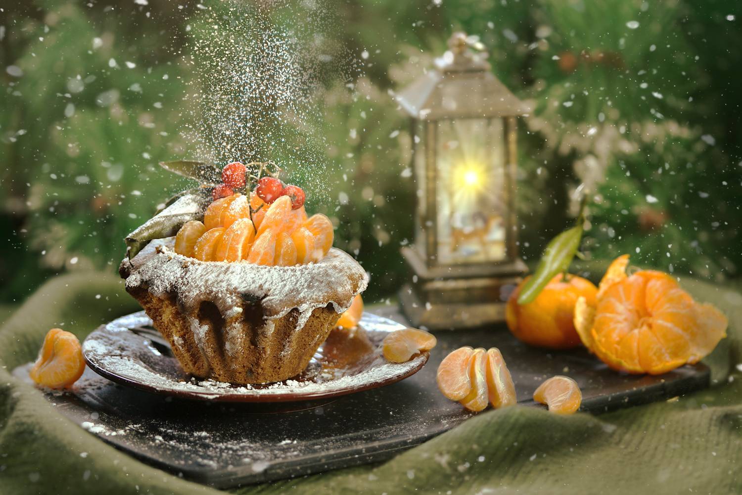 кекс, мандарины, еда, праздник, новый год, Шруб (Беляева) Татьяна