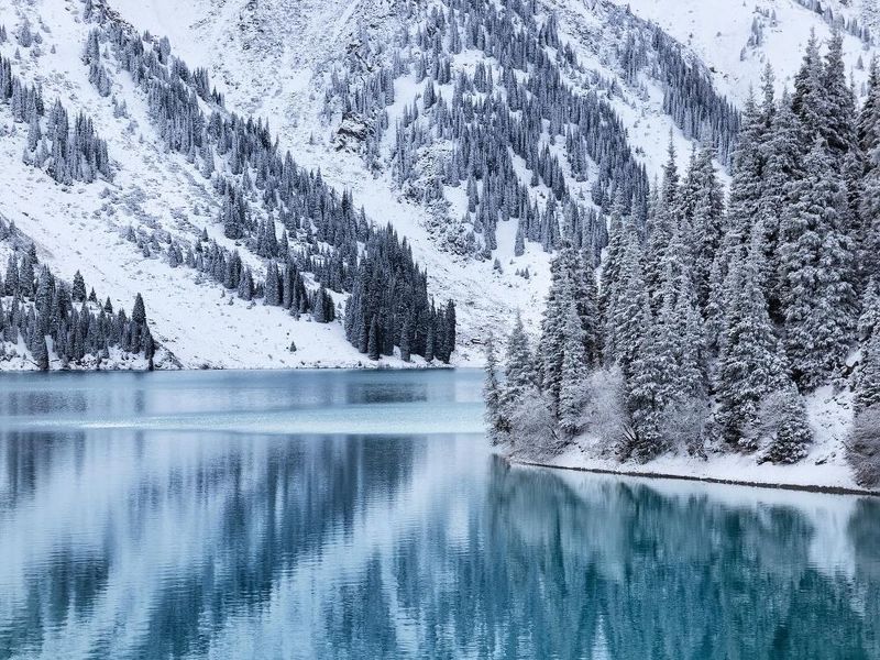 Пейзаж Озеро Бао фото превью