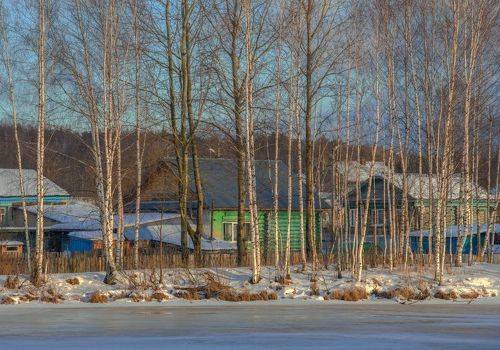 Старое Серково. Вечер.