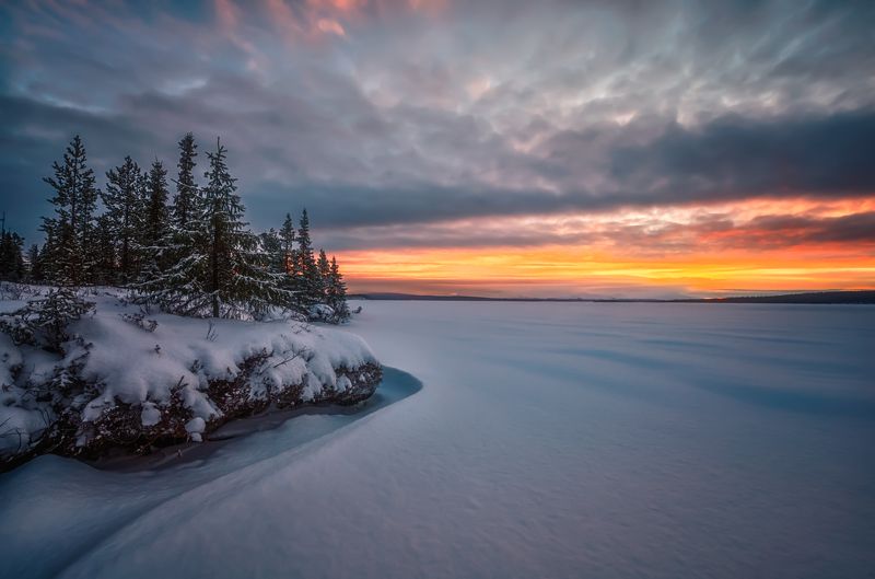 Имандра, после пурги. фото превью