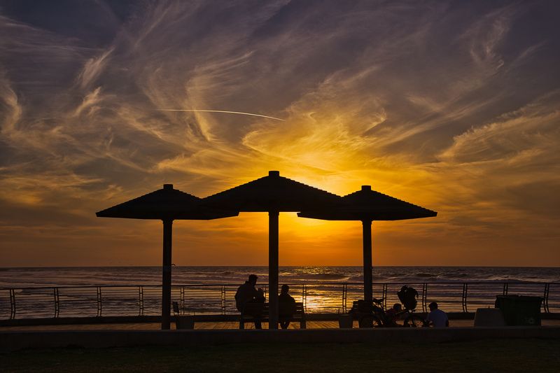Tel-Aviv, sunset фото превью