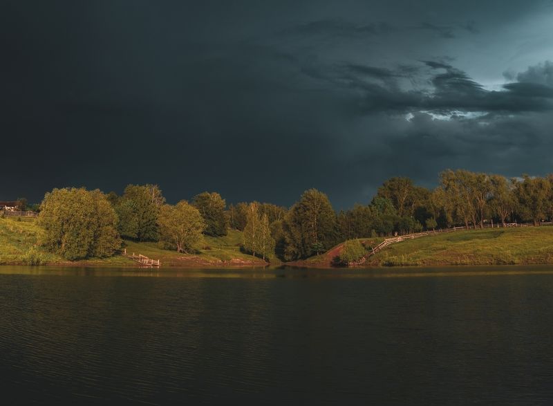 Послегрозовой летний вечер фото превью