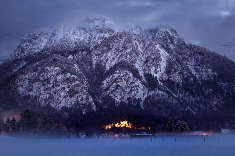 горы, зимняя сказка В тени гор фото превью
