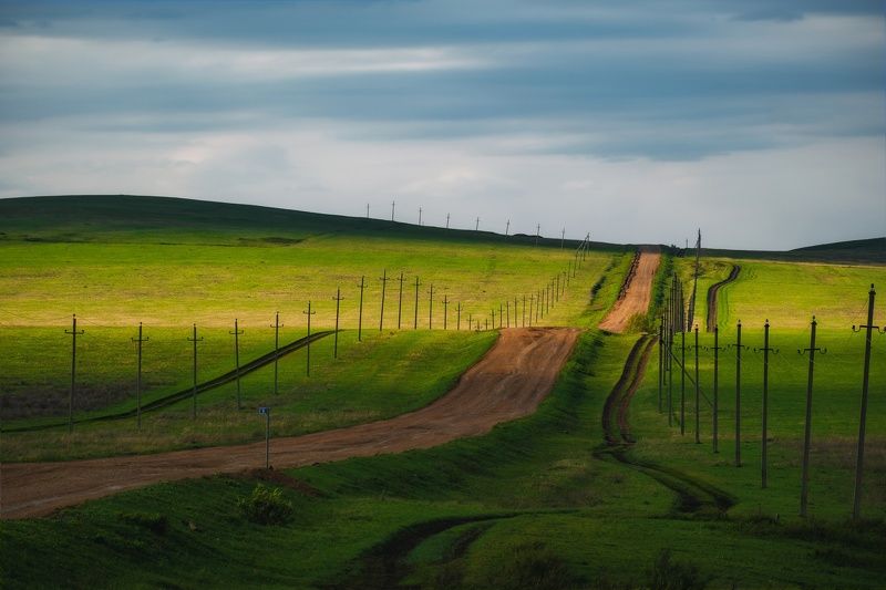 снято, на, границе, башкирии, и, оренбургской, области. велопоход по башкирии и челябинской области Дорога дальняя уходит к горизонту.. фото превью