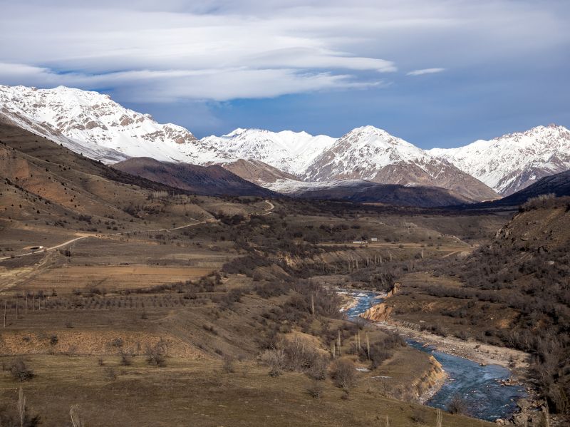 Узбекистан природа пейзаж  Пском фото превью