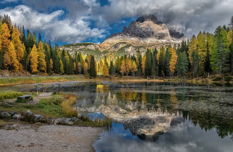 Золотая осень в Альпах фото превью