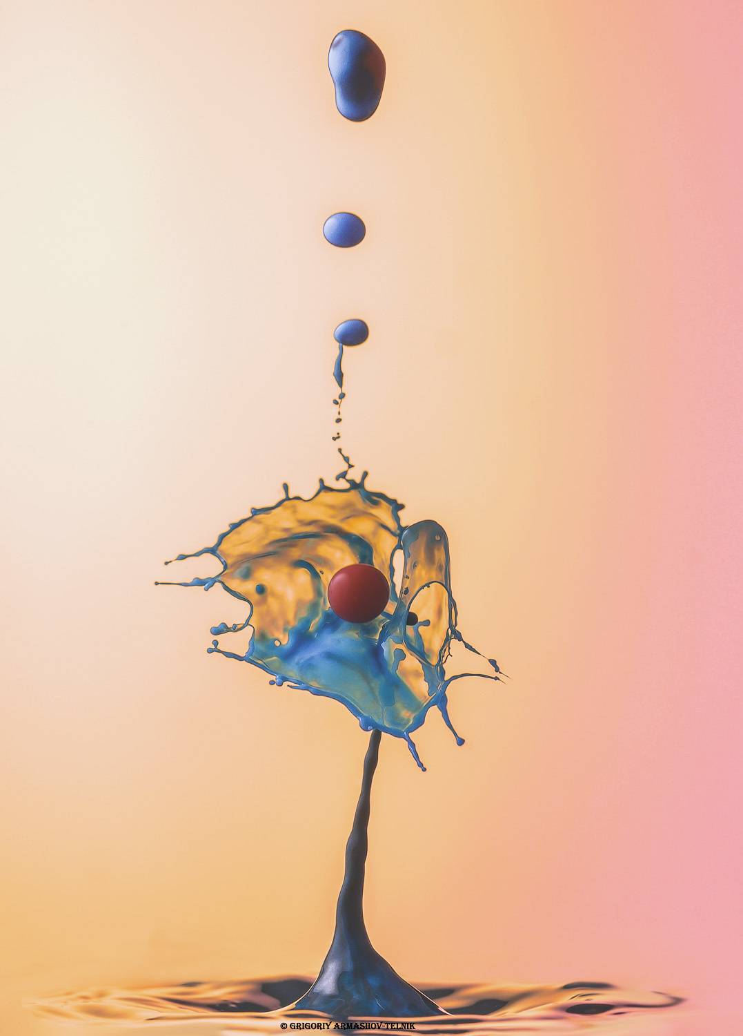 drops macro colors liquid , Армашов-Тельник Григорий