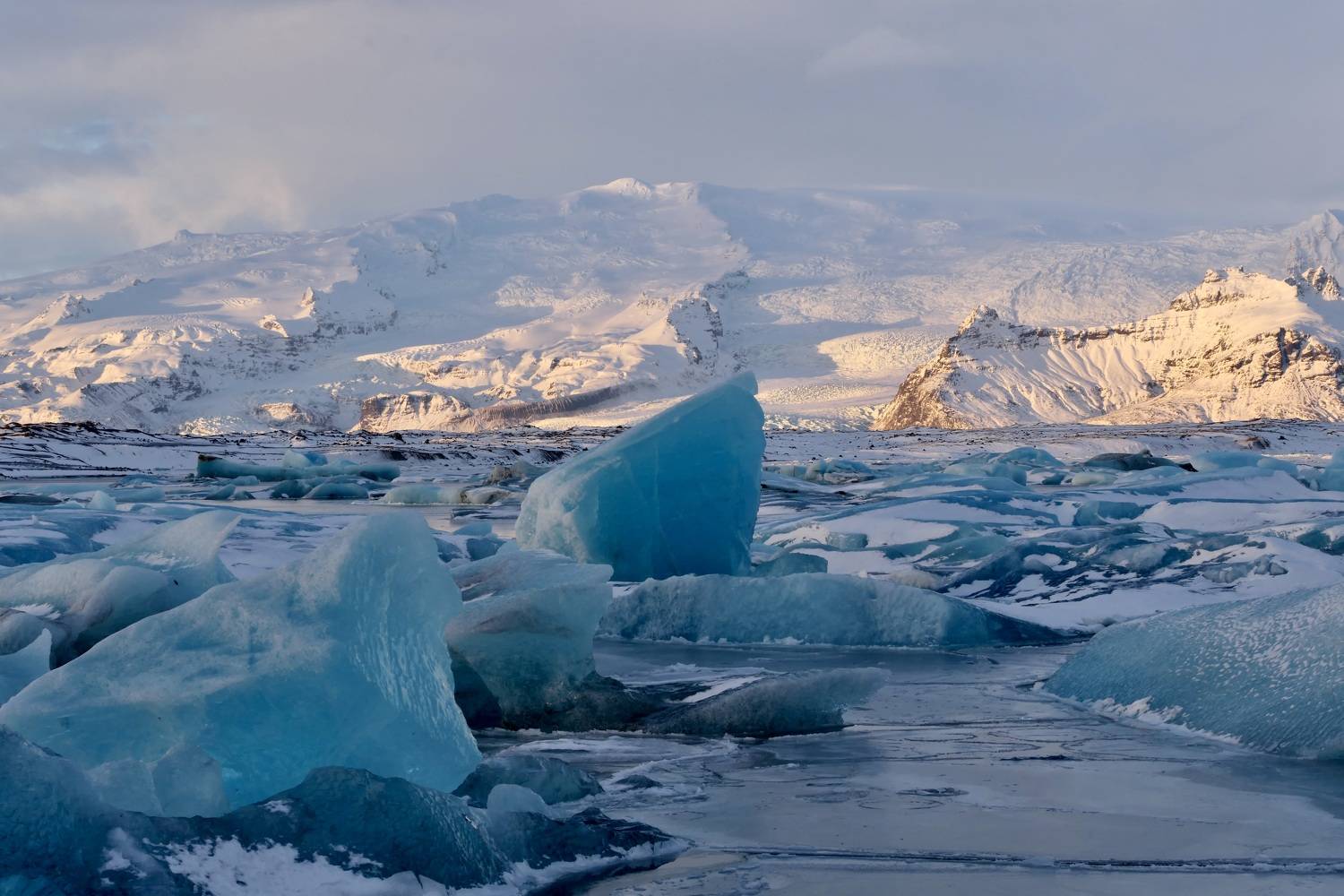 Landscapes, J&ouml;kuls&aacute;rl&oacute;n, Glacier Lagoon, Iceland, Blue, Frost, Winter, Cold, Ice, , Svetlana Povarova Ree