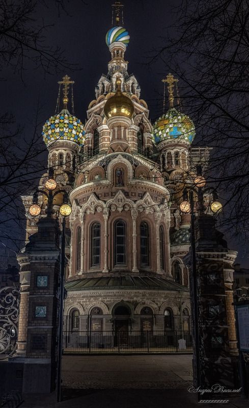 городской пейзаж, архитектура, храмы, Санкт-Петербург Храм Воскресения Христова на Крови, Санкт-Петербург фото превью