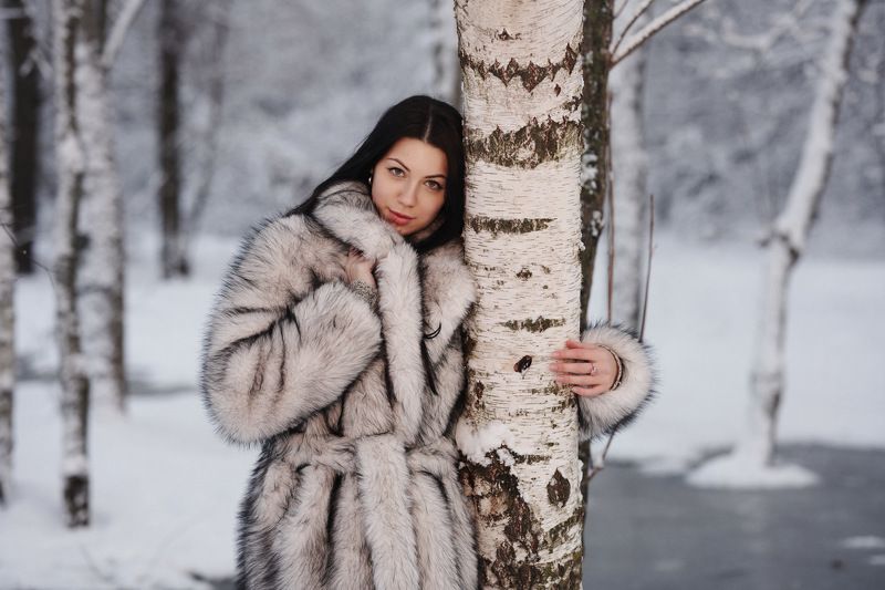 Winter girl фото превью