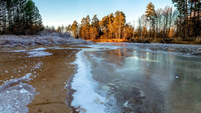 пейзаж Такое вот начало зимы фото превью