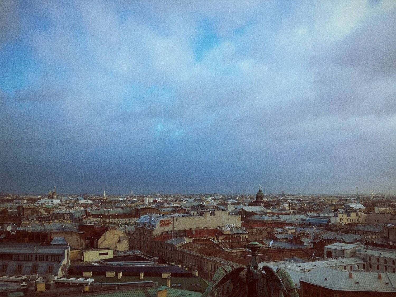 СПб, небо, пейзаж, Питер, зима, настроение, полёт, Александр Тугарин