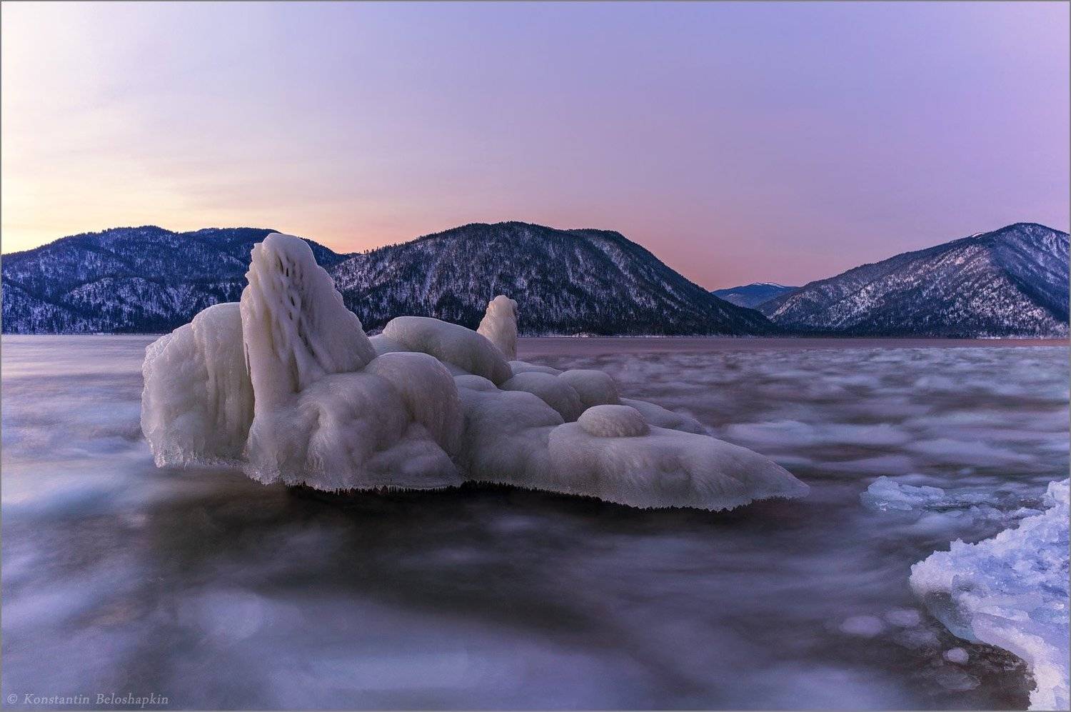 рассвет, телецкое озеро, Константин Белошапкин