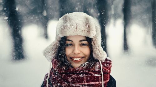 зимний портрет