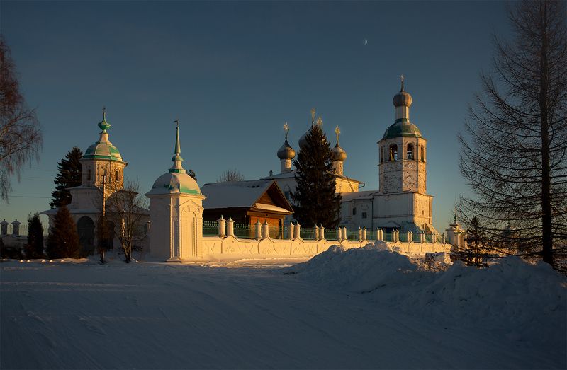 церковь, храм, зима, снег С Рождеством Христовым! фото превью