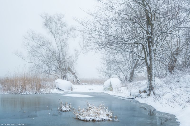 Снегопад фото превью