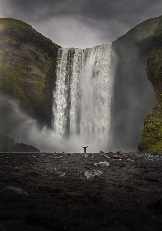 Iceland, Skogafoss, dramatic, waterfall, Outdoor, travel The Mighty Skogafoss фото превью