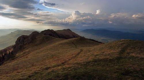 На горных просторах