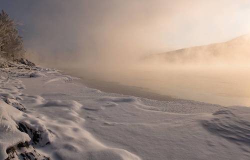 Зимний берег реки