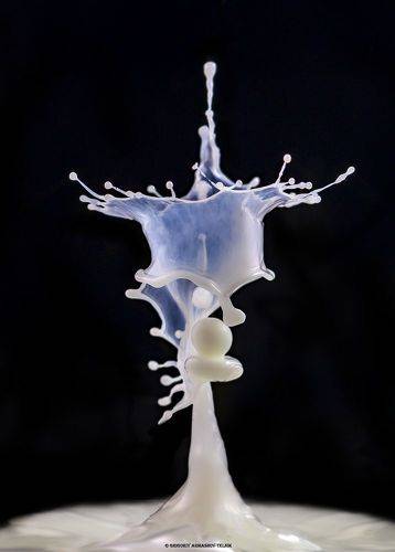 Milk drops
