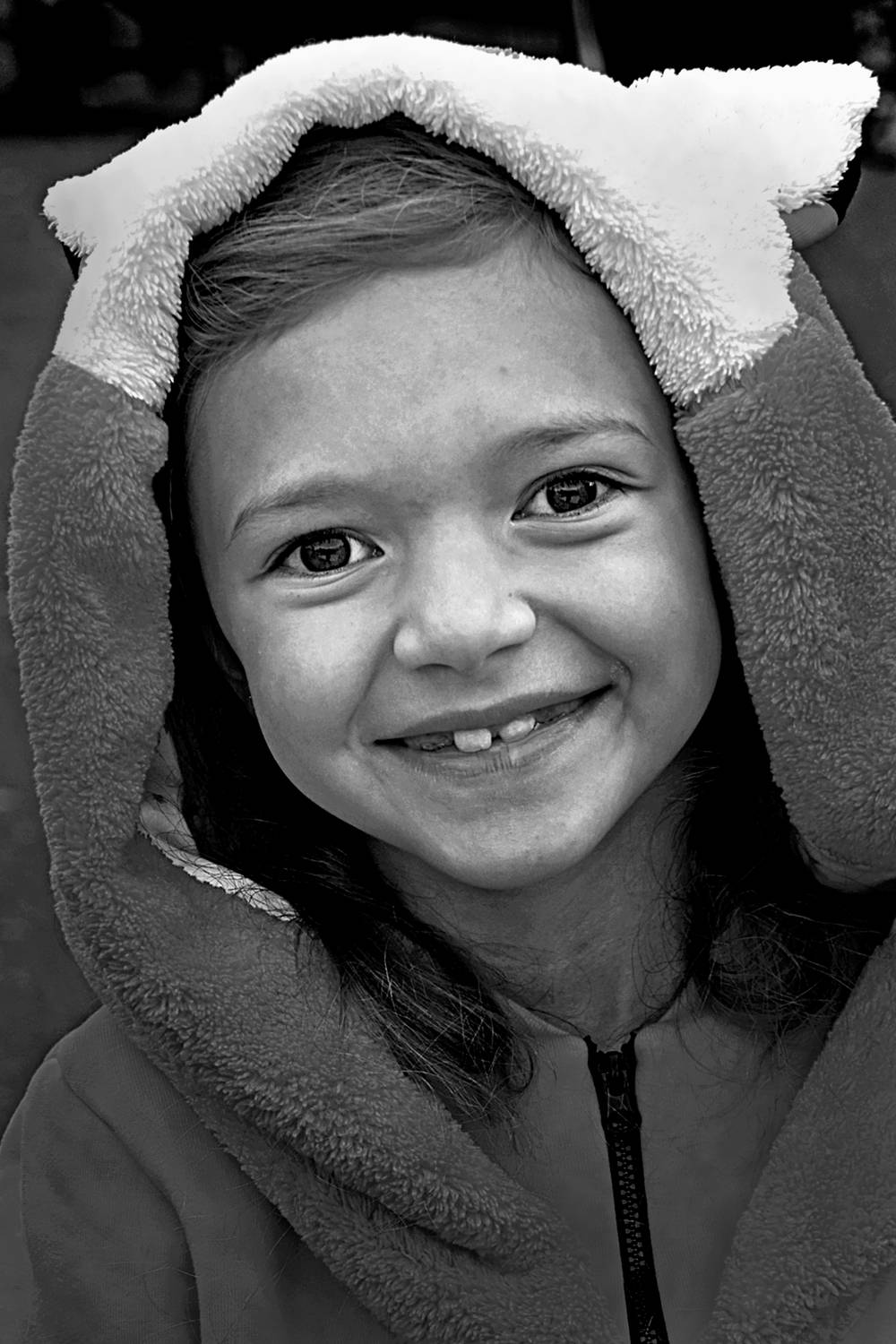 дети, портрет, улыбка, взгляд, чб, апатиты, Николай Смоляк