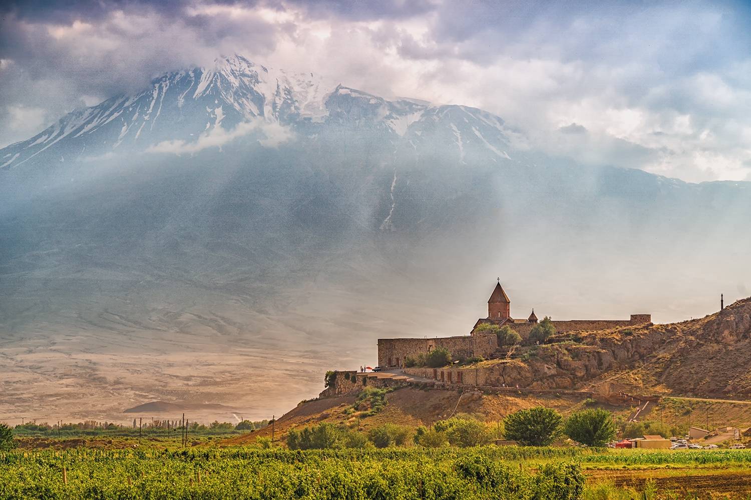 Армения, Монастырь, Хор Вирап,Арарат , архитектура, пейзаж, Лариса Дука