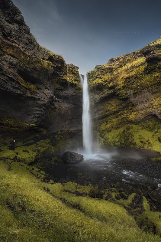 iceland, waterfall, longexpo, landscape, hungary, river, green, Lost in Iceland фото превью