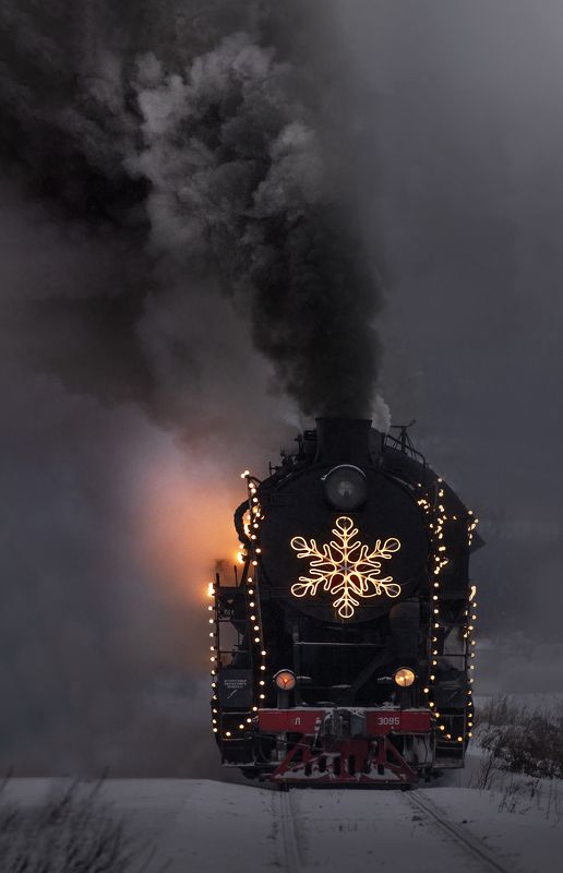 Новогодний ретро поезд Вятки (Кирова) фото превью