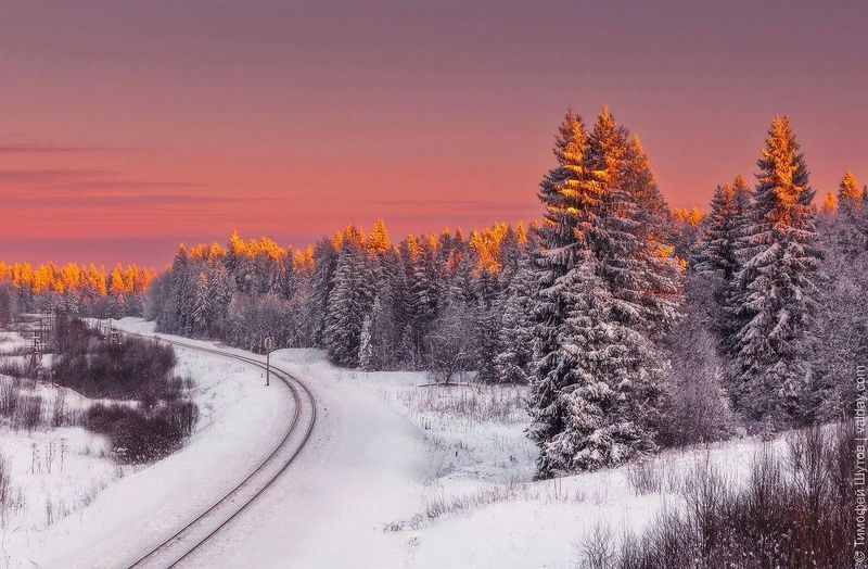 валдай Дорога на Валдай фото превью