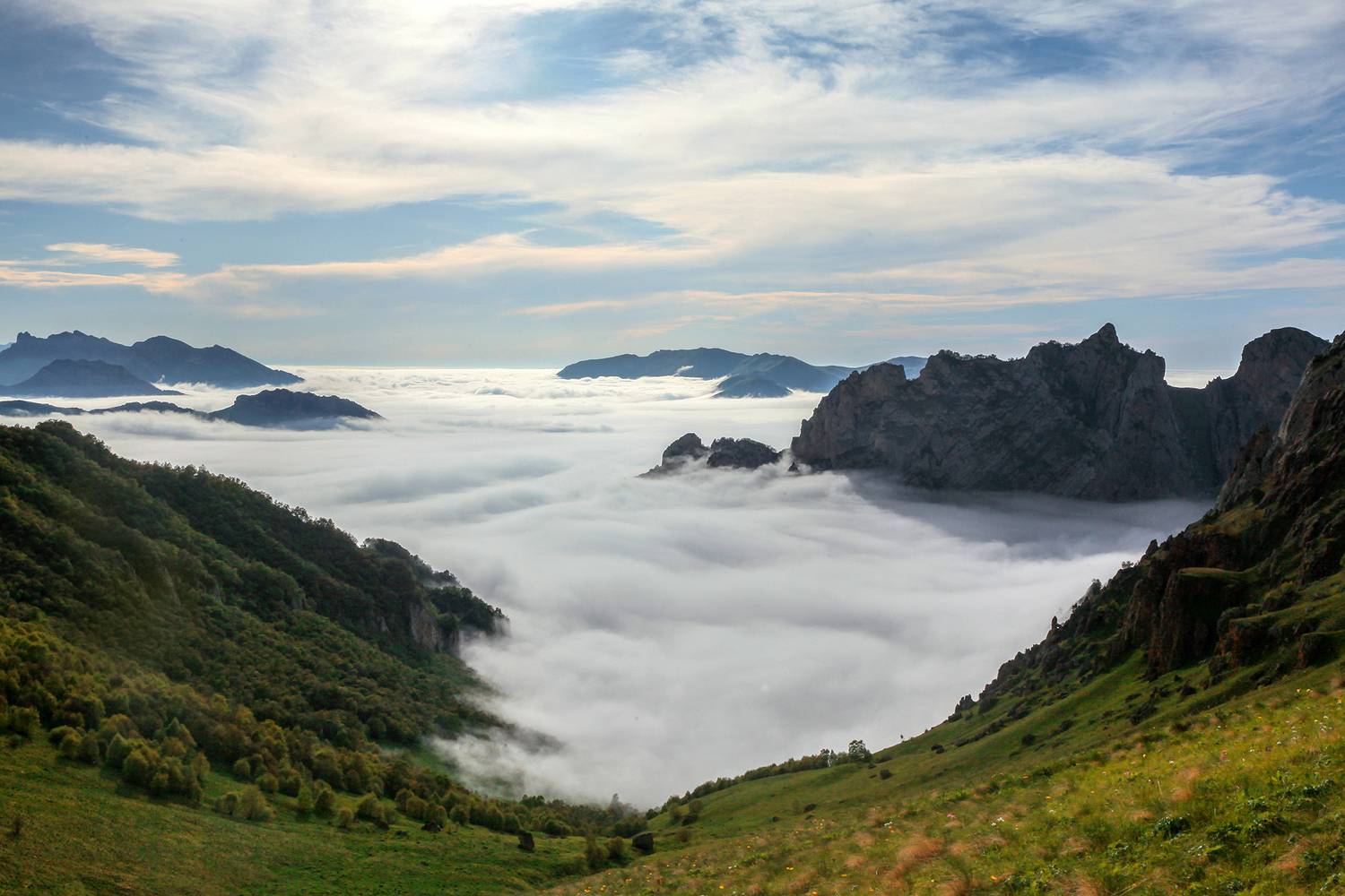 горы,пейзаж,туман,чечня,, Magov Marat