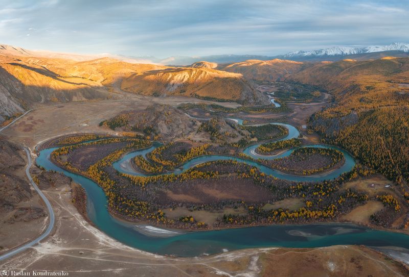 алтай, осень, горный алтай, чуя, чуйские меандры, меандры Чуйские меандры фото превью