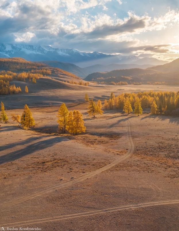 алтай, осень, горный алтай, курайская степь, курай Осенний Алтай фото превью
