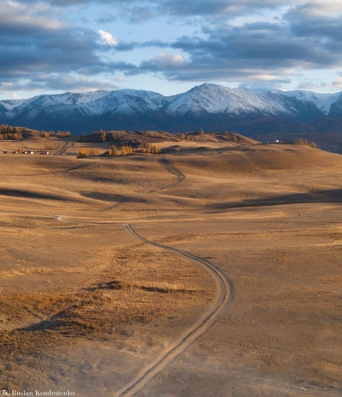алтай, осень, горный алтай, степь Осенние краски Алтая фото превью