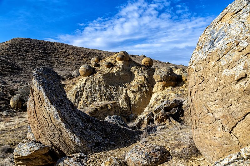 Айракты, Бозжира, Кокосем, Кокесем, Казахстан, Мангистау, Каньон, Тузбаир, отражение, Клыки, Корабль, Бокты, Лензбол, Арка, Закат, рассвет, день, пейзаж, долина шаров, яйца динозавров, Шергала, Тетис, Тирамису, Устюрт, Национальный парк, нацпарк, тучи, об Долина шаров фото превью