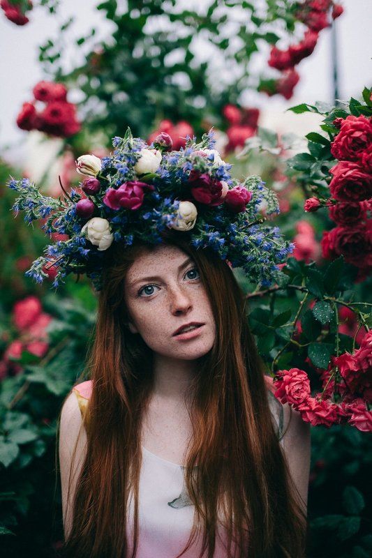 sigma, 50/1.4, portrait, girl, flowers, roses, портрет, девушка Annie фото превью