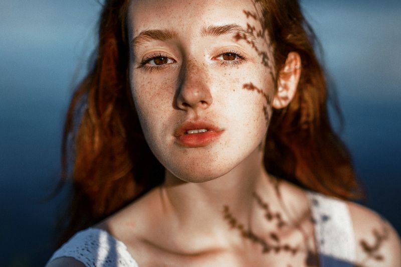 girl eyes shadow red beautiful  Shadow  фото превью