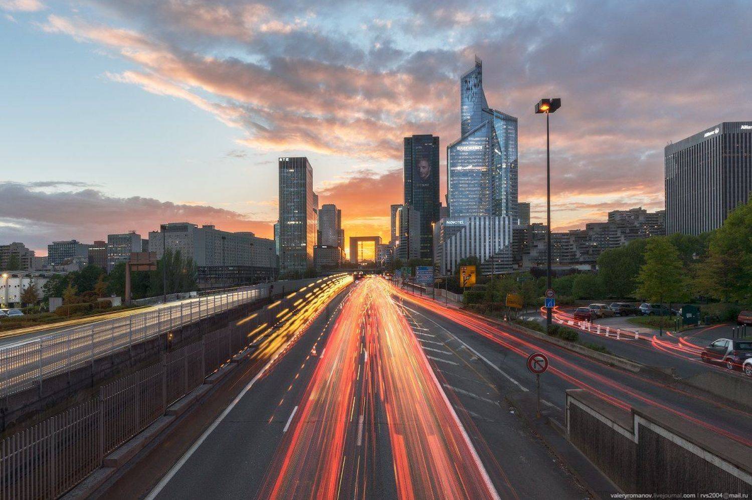 Проспект, Шарль Де Голль, Ла Дефанс, Париж, Франция, Avenue, Charles de Gaulle, La Defense, Paris, France, романов, Валерий Романов