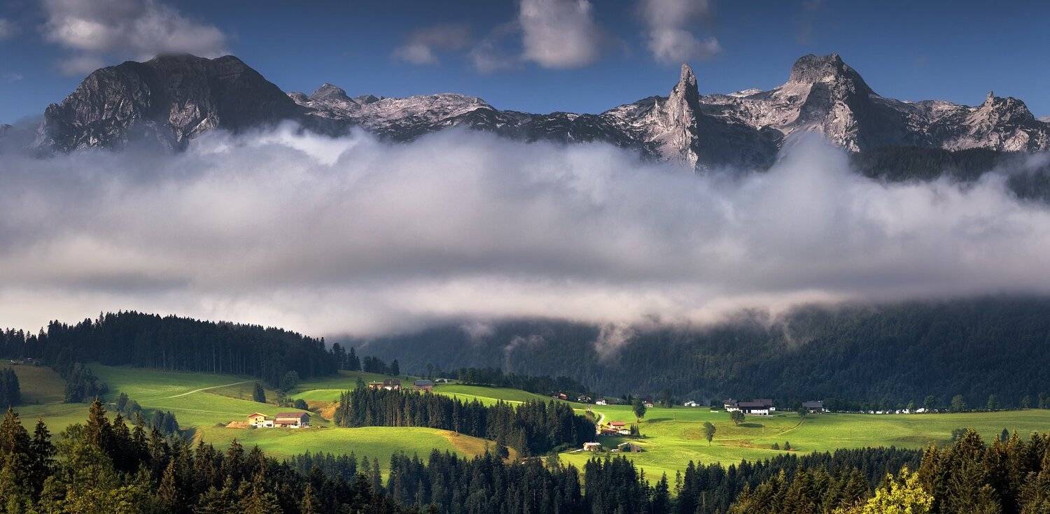австрия, горы, июль, лето, панорама, Евгений Матюшенков