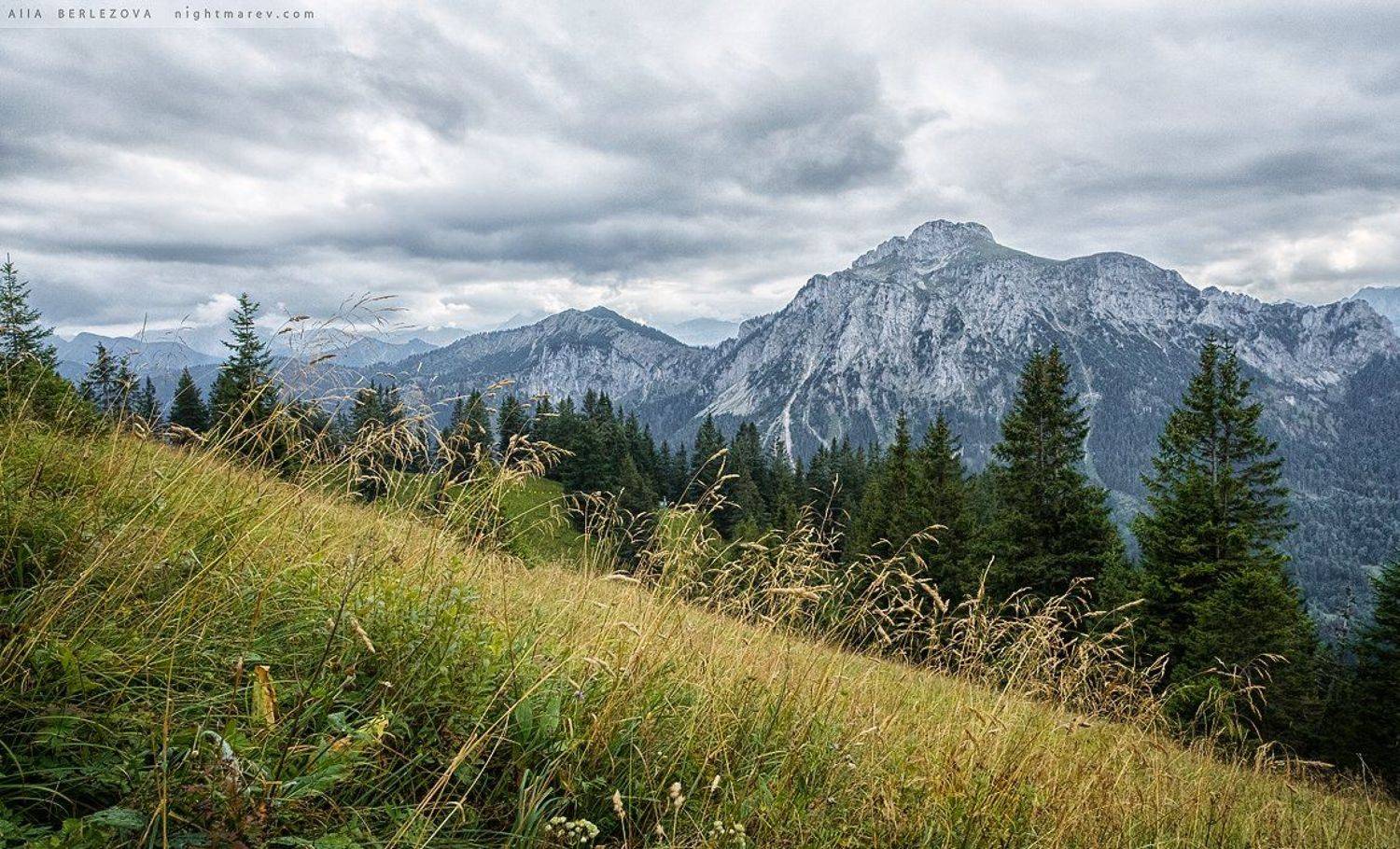 альпы, бавария, германия, пейзаж, Alla