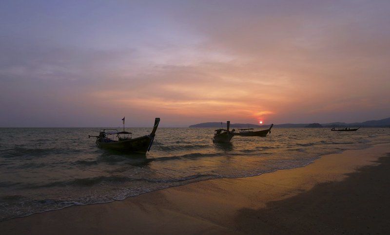 Сиреневый закат Ао Нанга фото превью
