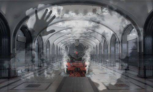 станция метро Маяковская. Посадки нет.