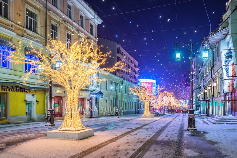москва, новый год, камергерский Новый год в Камергерском переулке фото превью