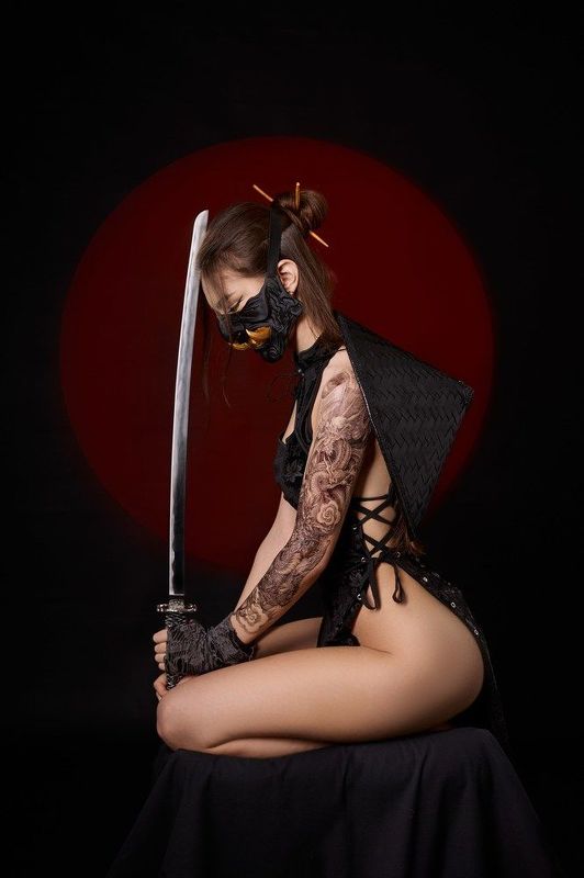 Девочка Самурай фото превью