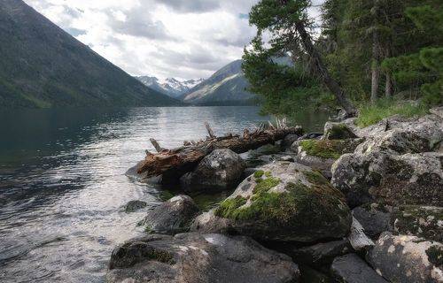 Дорога вдоль озера