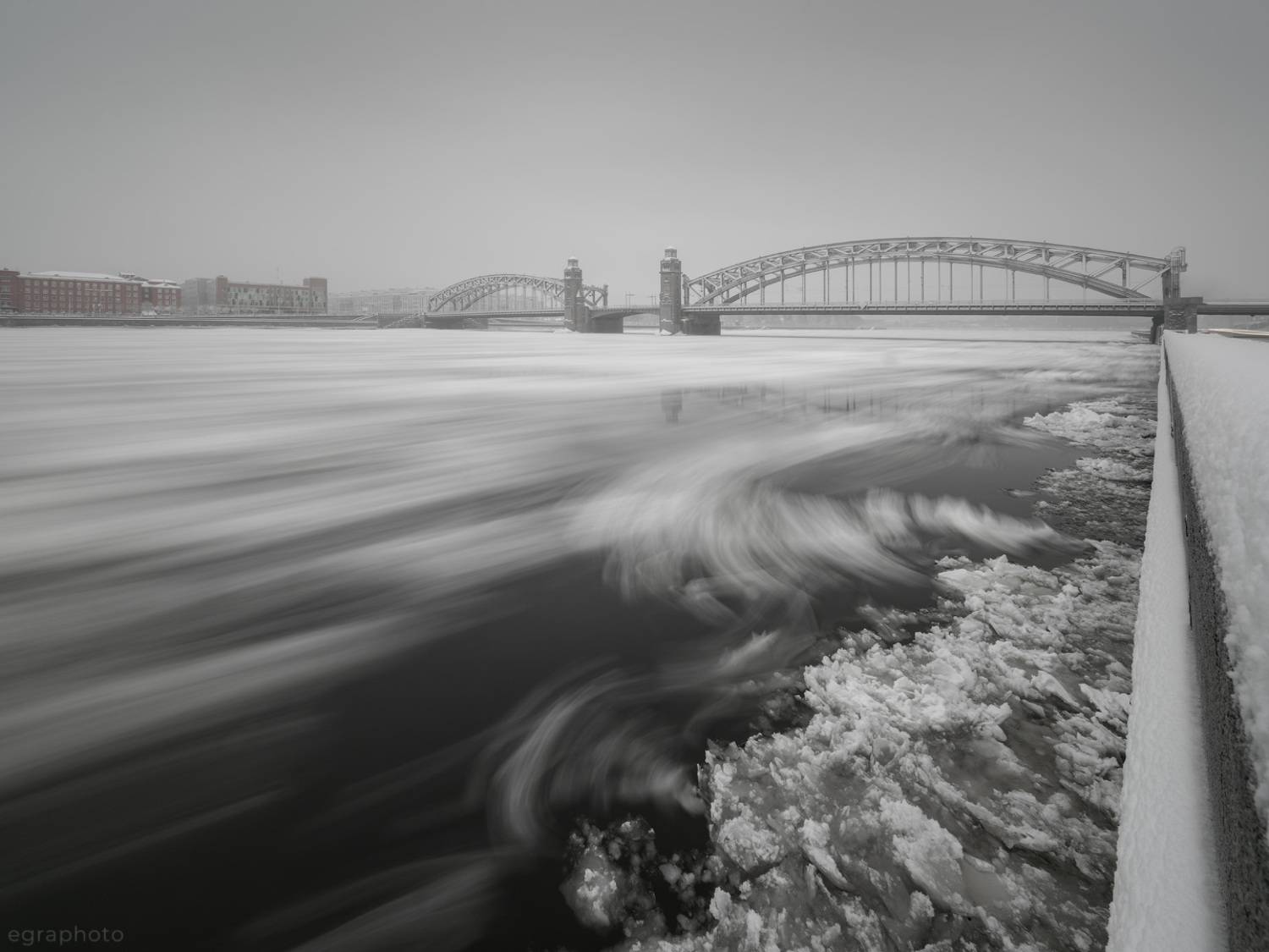 санкт-петербург, спб, россия, питер, spb, saint-petersburg, piter, russia, нева, большеохтинский мост, мост петра великого, Рябенький Александр