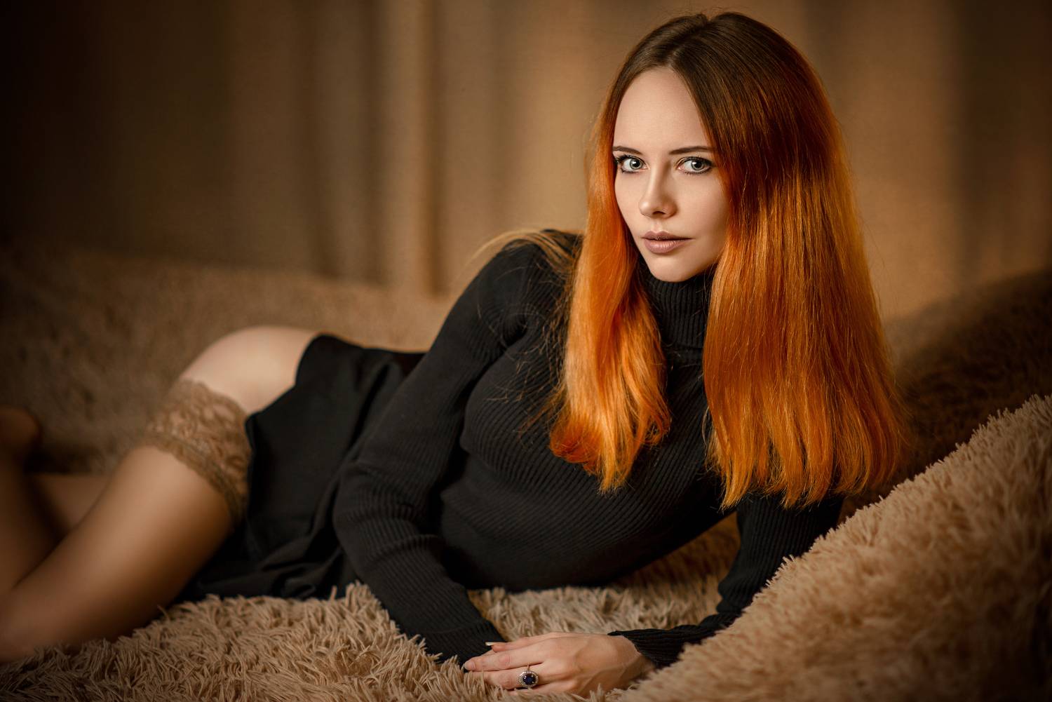 girl, model,hot, studio, portrait, black, light, young, summer, sexy, Максимов Станислав