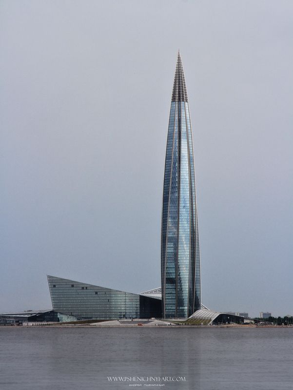 лахта-центр, архитектура, доминанта, санкт-петербург, городской пейзаж, финский залив, На берегу Финского залива фото превью