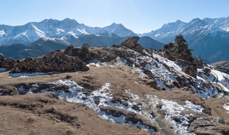 Россия, Ингушетия, Джейрахское ущелье, Цей-Лоамский перевал В горах Ингушетии фото превью