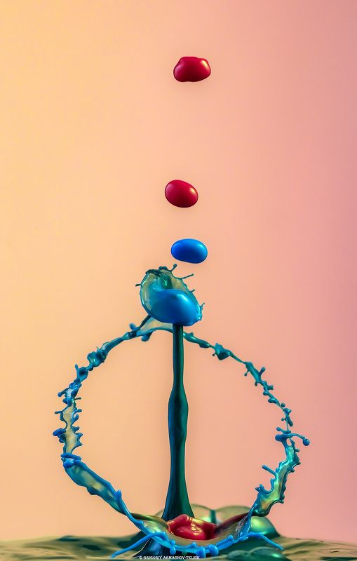 drops, macro, colors, liquid, milk, color_water, macro_photo, water Colors drops фото превью