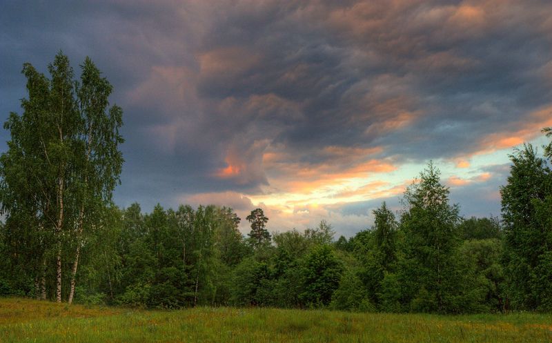 лето гроза облака Гроза надвигается фото превью